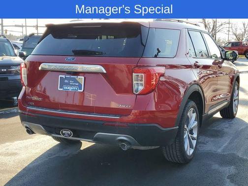 Rapid Red Metallic Tinted Clearcoat 2023 Ford Explorer Platinum