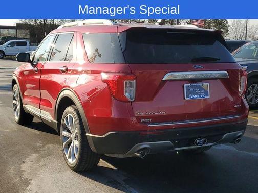 Rapid Red Metallic Tinted Clearcoat 2023 Ford Explorer Platinum