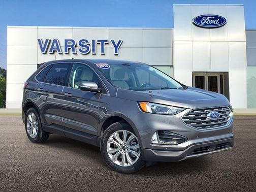 Carbonized Gray Metallic 2023 Ford Edge Titanium