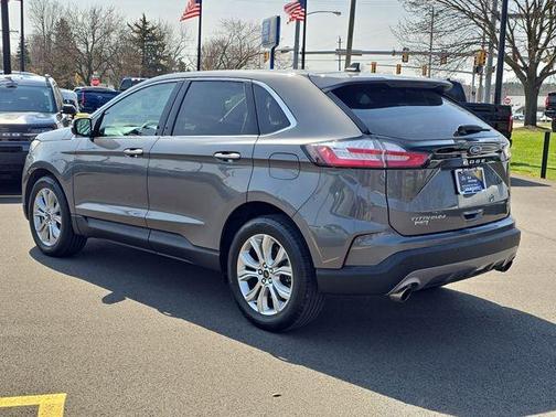 Carbonized Gray Metallic 2023 Ford Edge Titanium