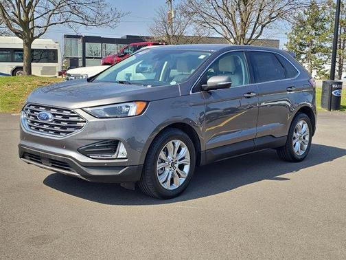 Carbonized Gray Metallic 2023 Ford Edge Titanium