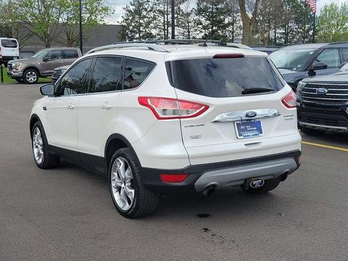 White Platinum 2014 Ford Escape Titanium