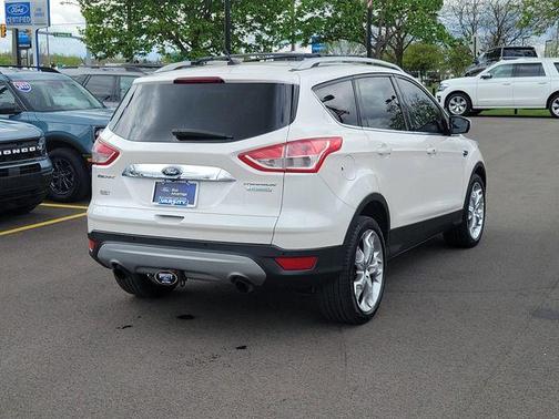 White Platinum 2014 Ford Escape Titanium