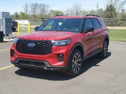Red Metallic 2026 Ford Explorer ST-Line