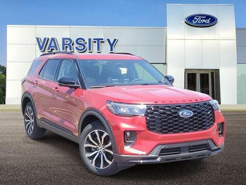 Red Metallic 2026 Ford Explorer ST-Line
