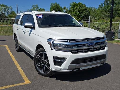 White Metallic 2023 Ford Expedition Max Platinum