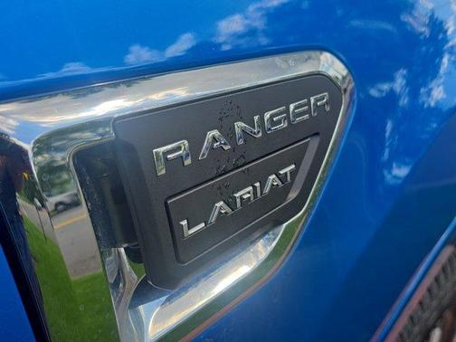 Blue Metallic 2023 Ford Ranger Lariat