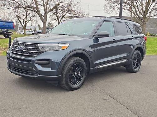 Stone Blue Metallic 2023 Ford Explorer XLT