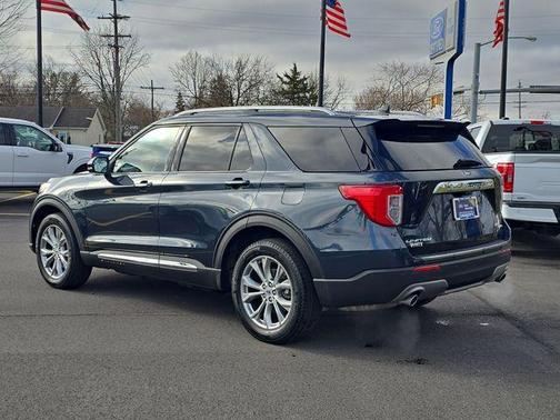 Stone Blue Metallic 2024 Ford Explorer Limited