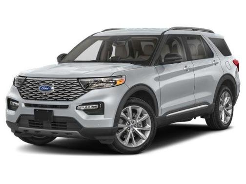 Blue Metallic 2023 Ford Explorer Platinum