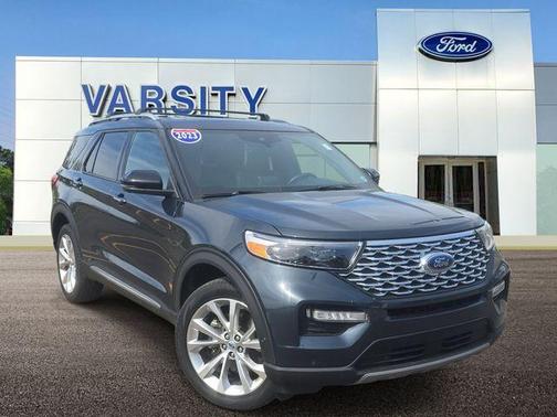 Blue Metallic 2023 Ford Explorer Platinum