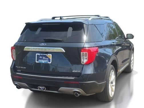 Blue Metallic 2023 Ford Explorer Platinum