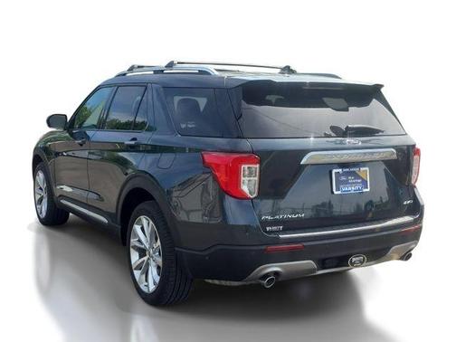 Blue Metallic 2023 Ford Explorer Platinum