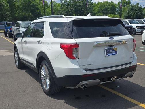 White Metallic 2023 Ford Explorer Limited