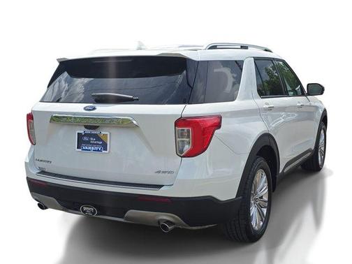 White Metallic 2023 Ford Explorer Limited