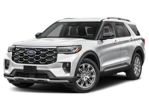 Silver 2026 Ford Explorer Platinum