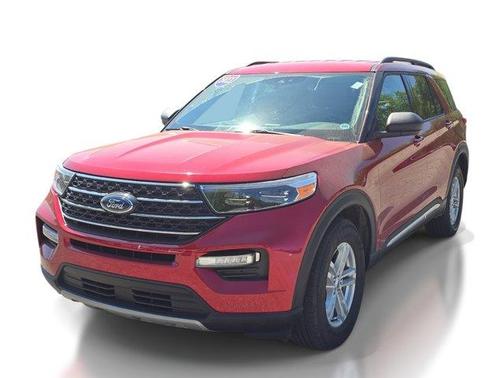 Red Metallic 2023 Ford Explorer XLT