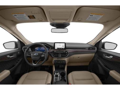 White 2022 Ford Escape Titanium Hybrid