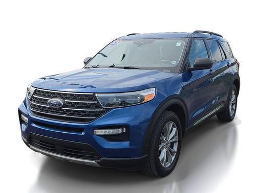 Blue Metallic 2023 Ford Explorer XLT
