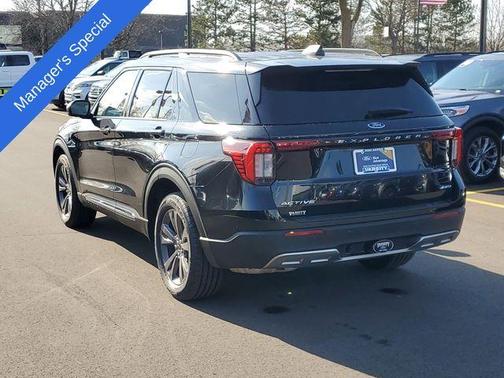 Black Metallic 2025 Ford Explorer Active