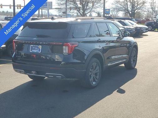 Black Metallic 2025 Ford Explorer Active