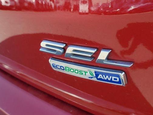 Red Metallic 2020 Ford Edge SEL
