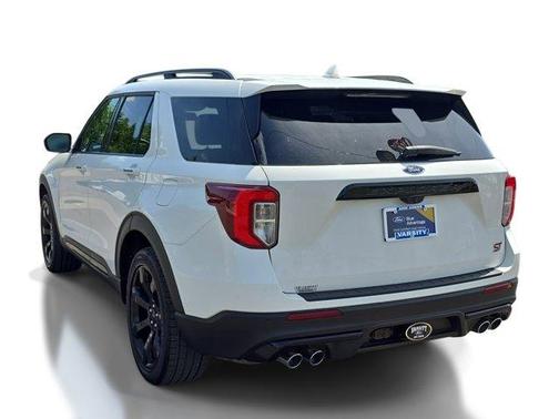 White Metallic 2022 Ford Explorer ST