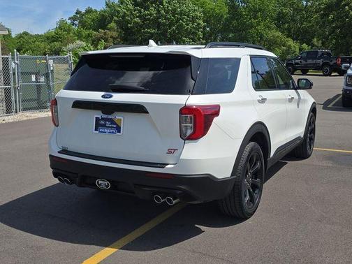 White Metallic 2022 Ford Explorer ST