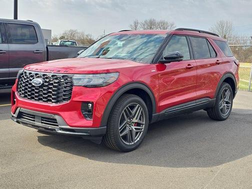 Red Metallic 2026 Ford Explorer ST-Line