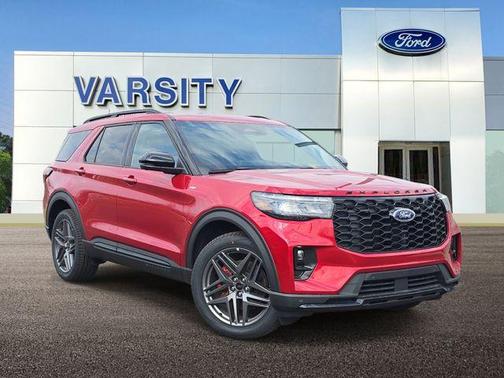 Red Metallic 2026 Ford Explorer ST-Line