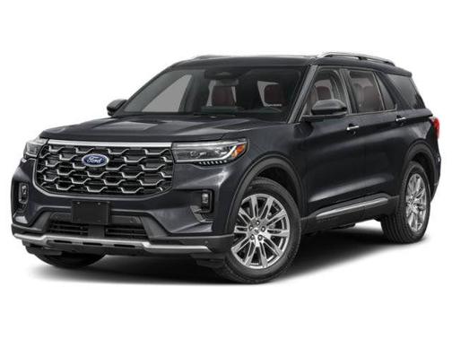 Black 2026 Ford Explorer Platinum