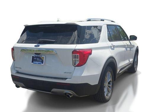White Metallic 2023 Ford Explorer Limited