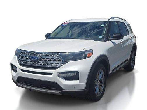 White Metallic 2023 Ford Explorer Limited