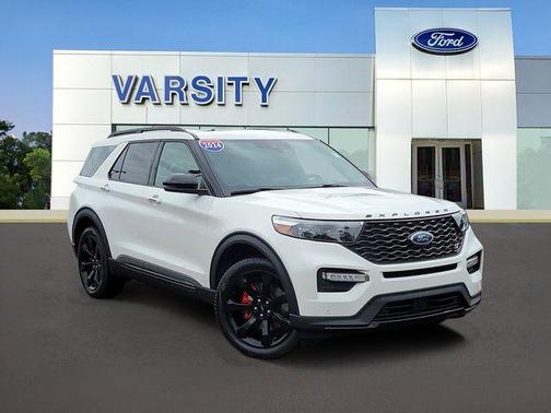 White Metallic 2024 Ford Explorer ST