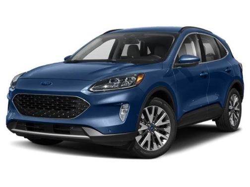 Blue 2022 Ford Escape Titanium Hybrid