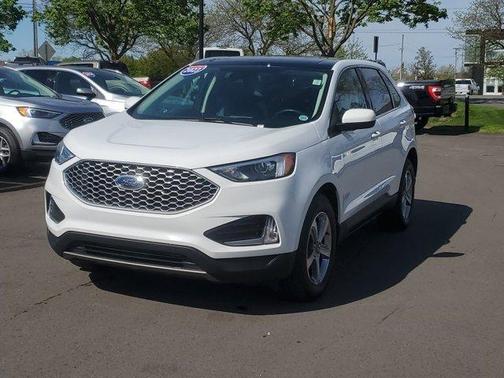 Oxford White 2023 Ford Edge SEL