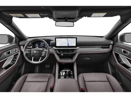 Red Metallic 2026 Ford Explorer Platinum