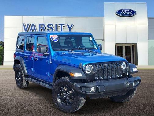 Hydro Blue Pearl 2021 Jeep Wrangler Unlimited Sport