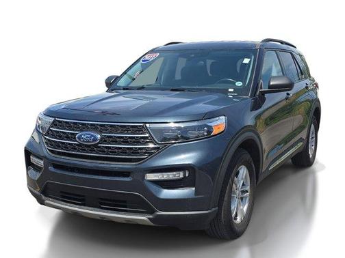 Blue Metallic 2023 Ford Explorer XLT