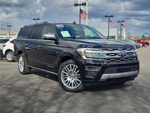 Black Metallic 2024 Ford Expedition Max Platinum