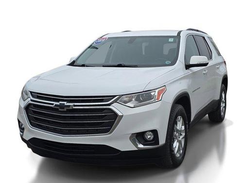 Summit White 2019 Chevrolet Traverse LT Cloth