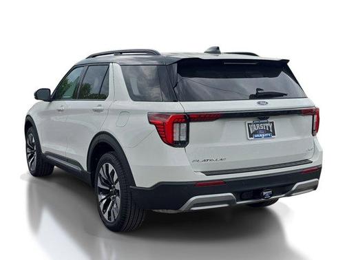 White Metallic 2026 Ford Explorer Platinum