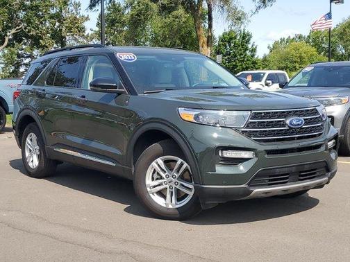 Green Metallic 2023 Ford Explorer XLT