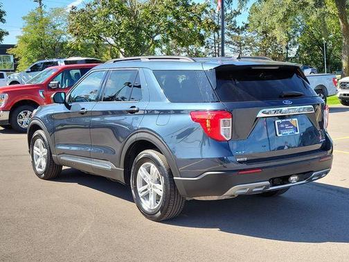 Blue Metallic 2023 Ford Explorer XLT