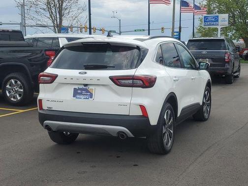 White Metallic 2024 Ford Escape Platinum