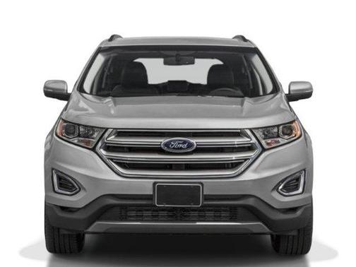 White Platinum Clearcoat Metallic 2017 Ford Edge Titanium