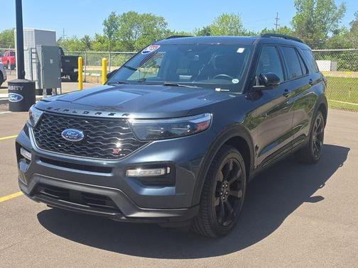 Blue Metallic 2023 Ford Explorer ST