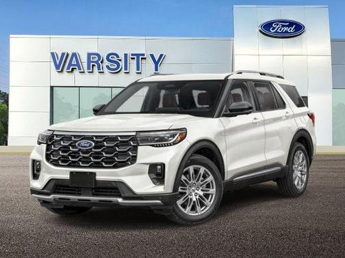 White 2027 Ford Explorer Platinum
