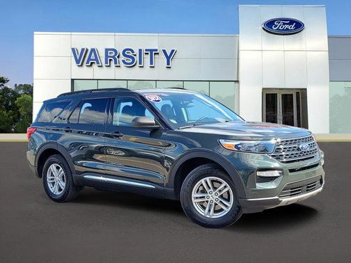 Green Metallic 2024 Ford Explorer XLT