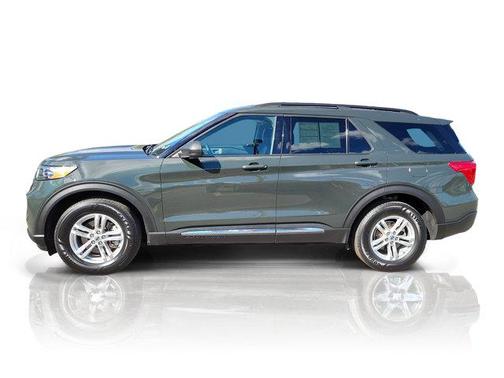 Green Metallic 2024 Ford Explorer XLT